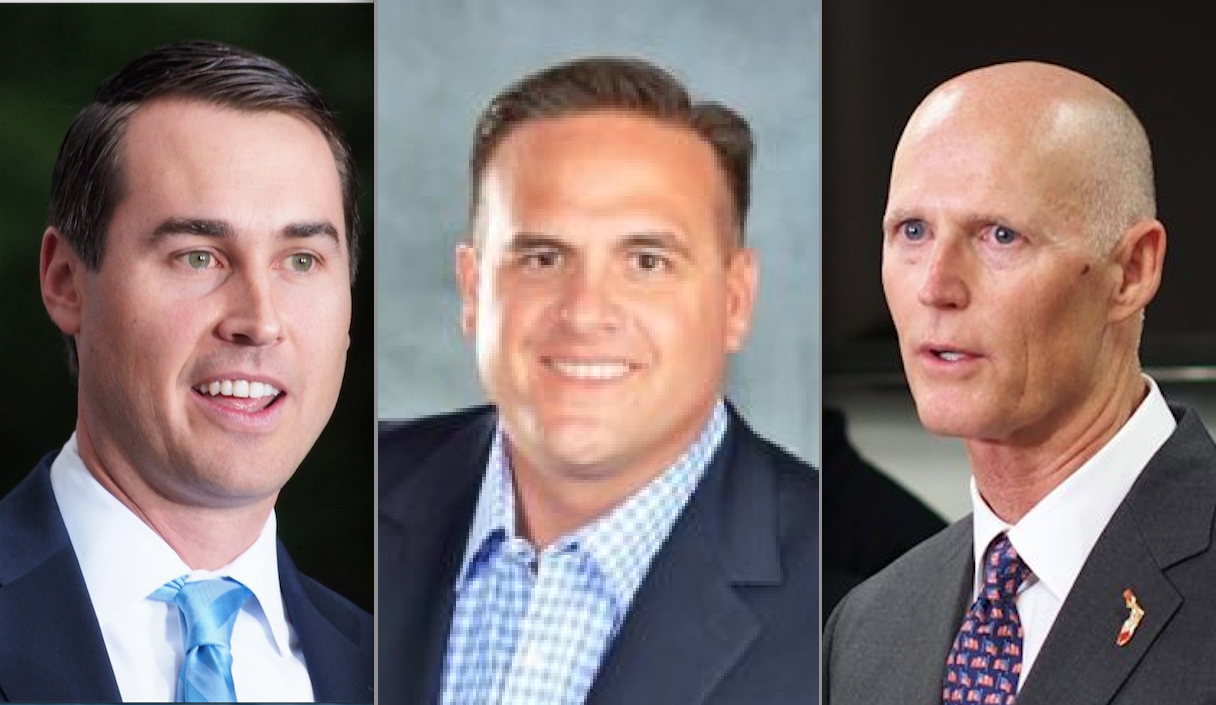 Chris King, Frank Artiles, Rick Scott