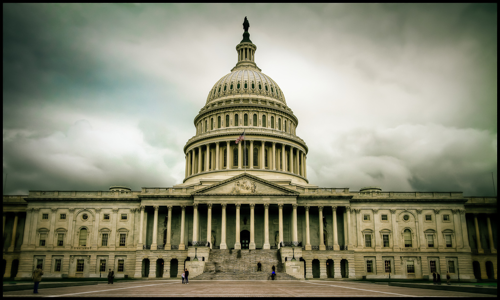 us capitol - stormy