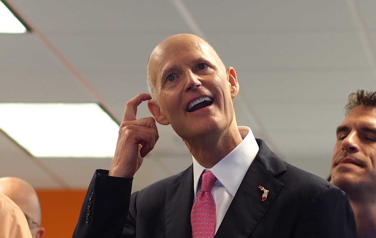 Rick Scott in Lake Mary