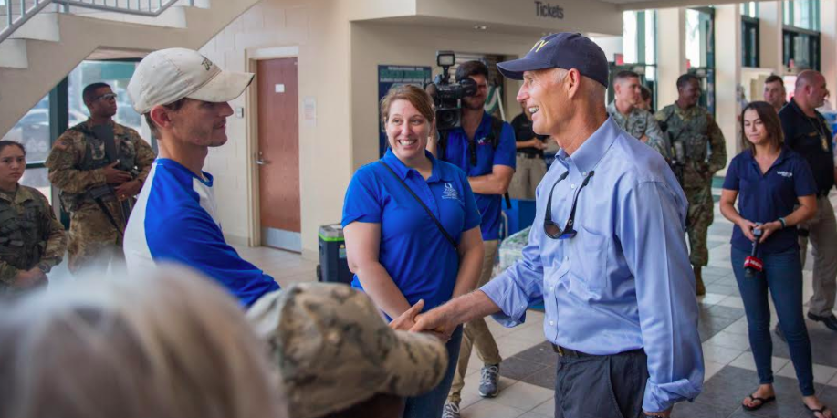 Rick Scott hurricane recovery Bonita Springs