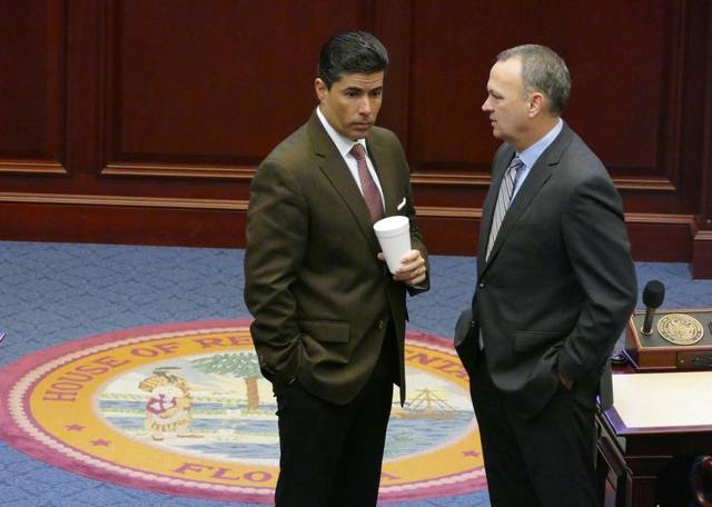 Jose Oliva, R-Miami Lakes, and Rep. Richard Corcoran,