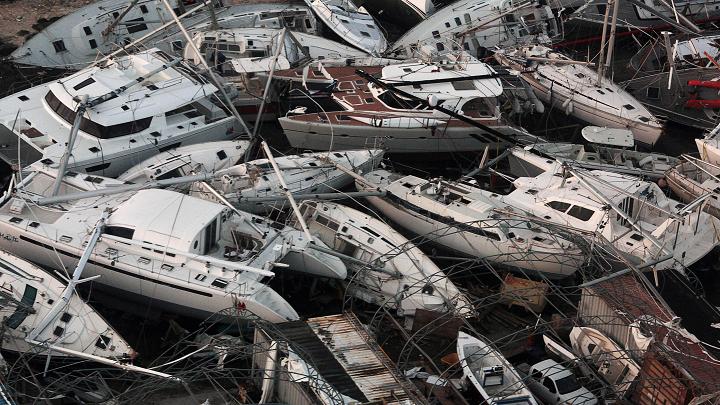 hurricane Irma boats