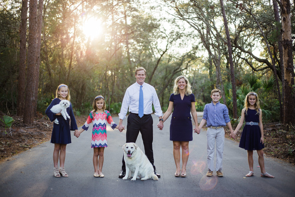 Chris Hunter, CD 12 Democratic Candidate, with Family (Photo pulled from official campaign website)