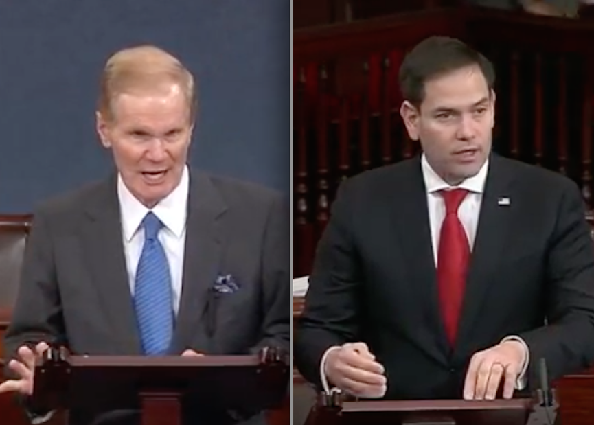 Bill Nelson and Marco Rubio