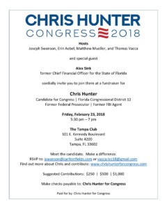 Chris Hunter Invitation