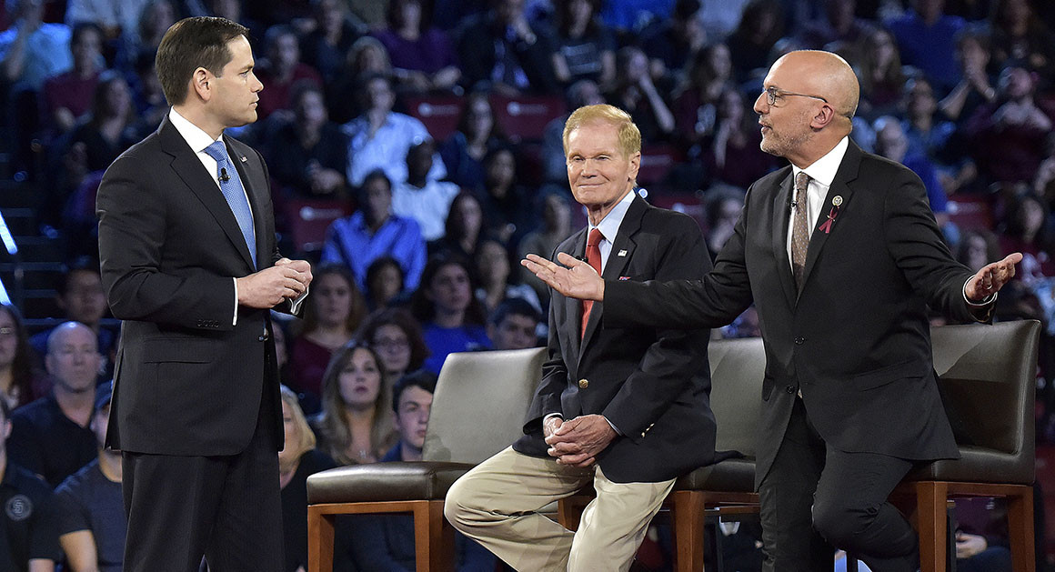 Marco Rubio, Sen. Bill Nelson and Rep. Ted Deutch