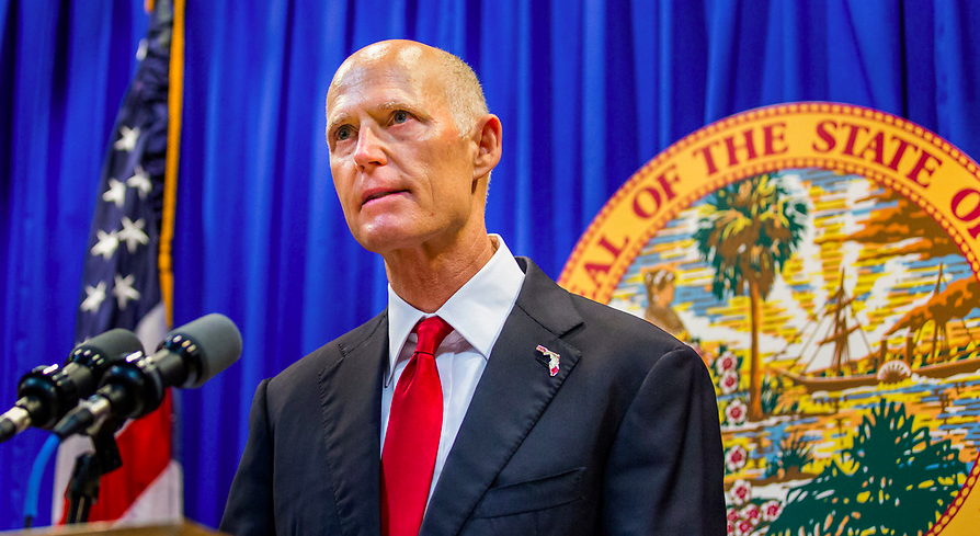 Rick Scott at Parkland news conferenc 2-23-2018