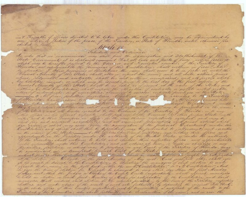 Major Harding Keep Our Florida Constitution Clean