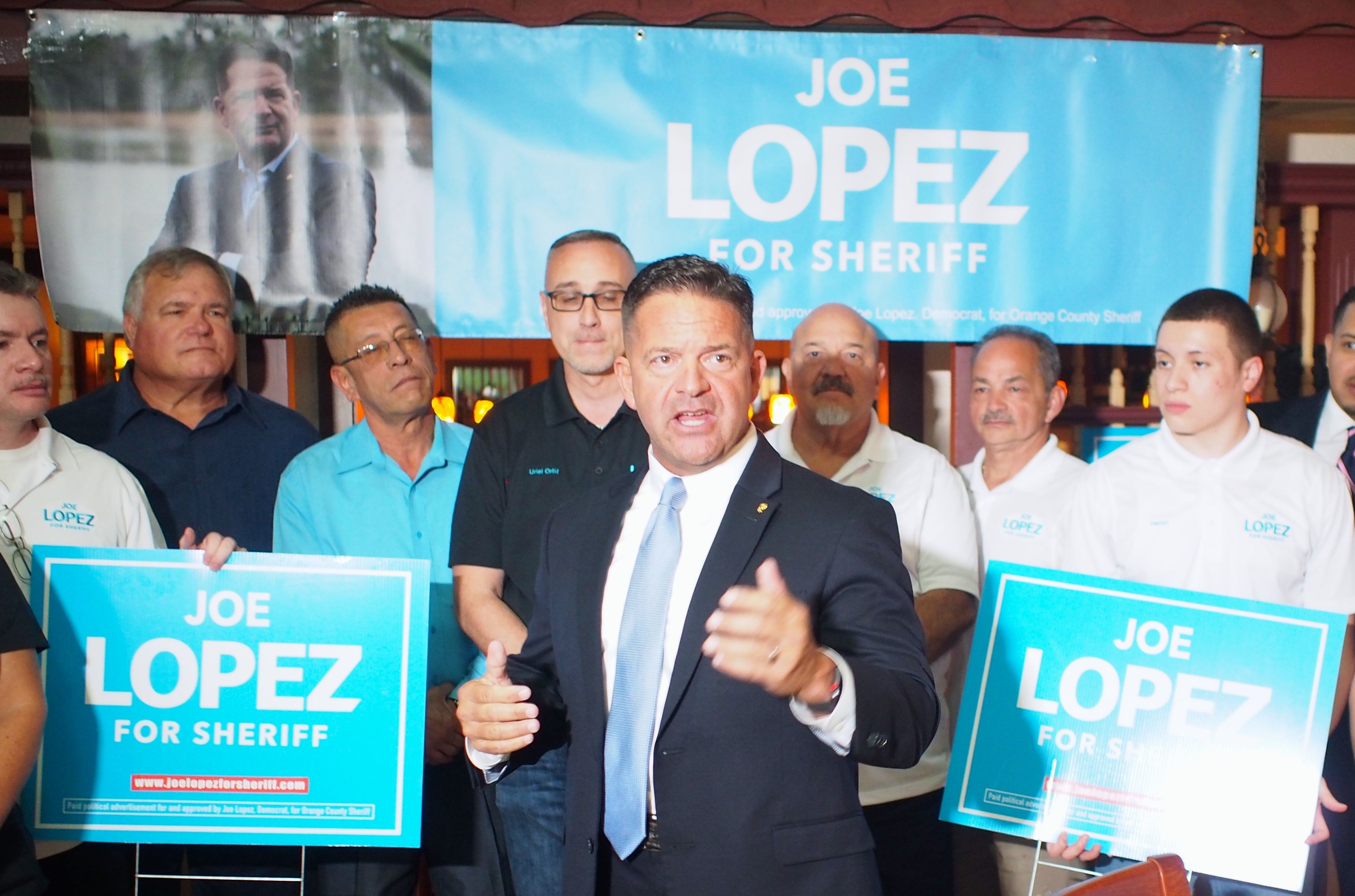 Joe Lopez pledges integrity, loyalty, effective leadership in Orange