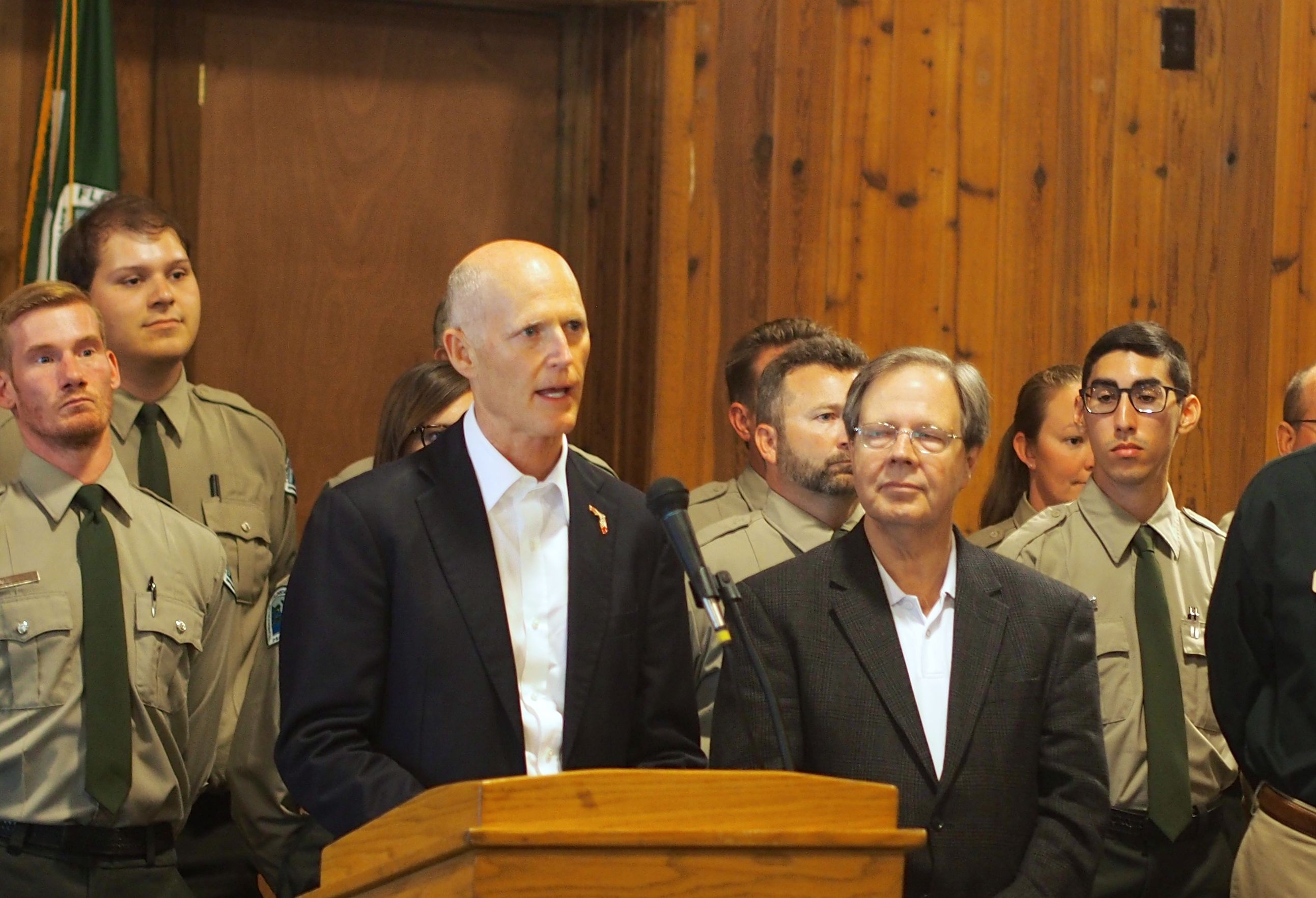 Rick Scott at Wekiwa Springs State Park