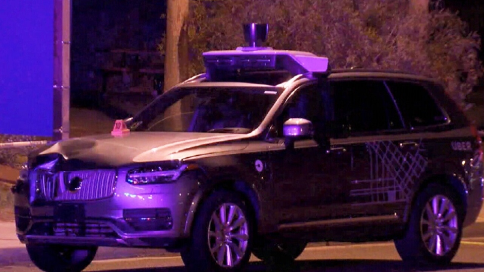 Uber self driving car pedestrian killed