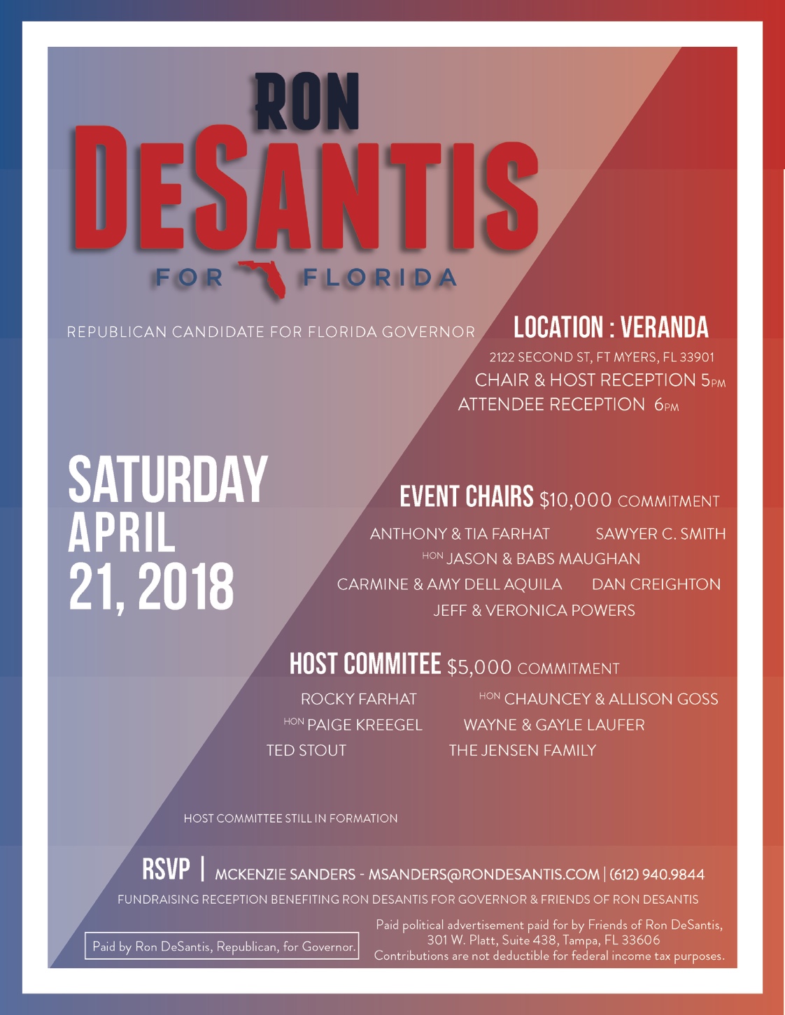 DeSantis Invite 4.21.2018