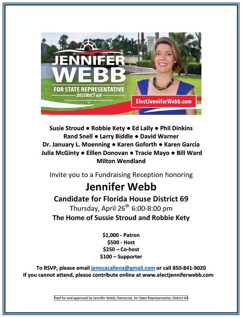 Jennifer Webb fundraiser 4.26.2018