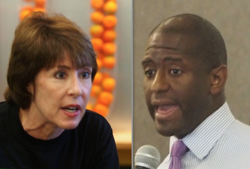 Gwen Graham and Andrew Gillum