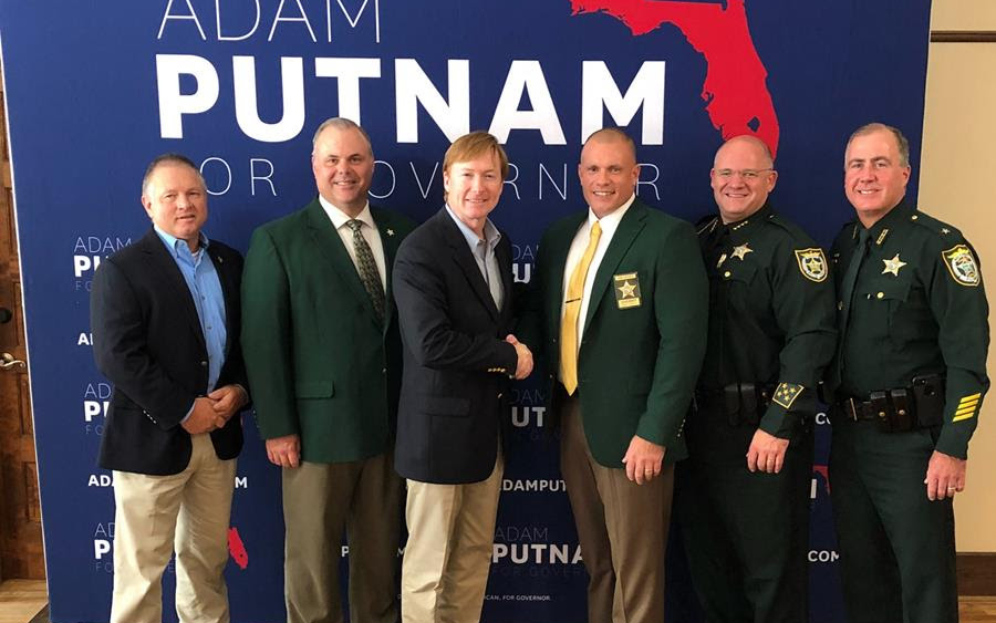 Adam Putnam - sheriff endorsements - 6.20.2018