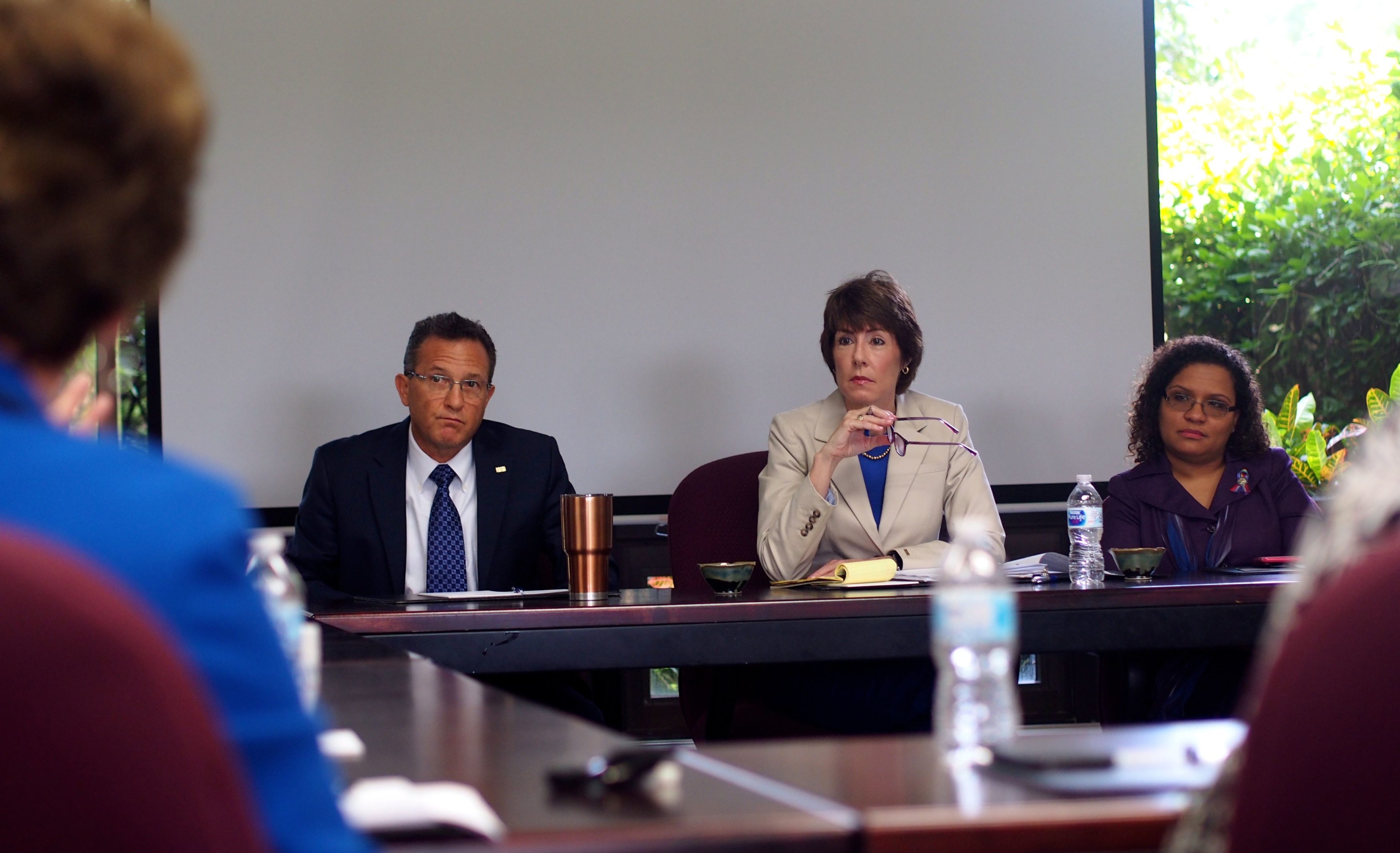 Mark Pafford, Gwen Graham, Amy Mercado