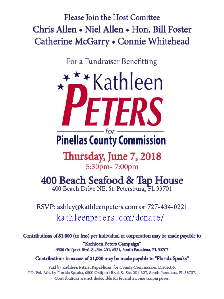 Kathleen Peters fundraiser 6.7.2018