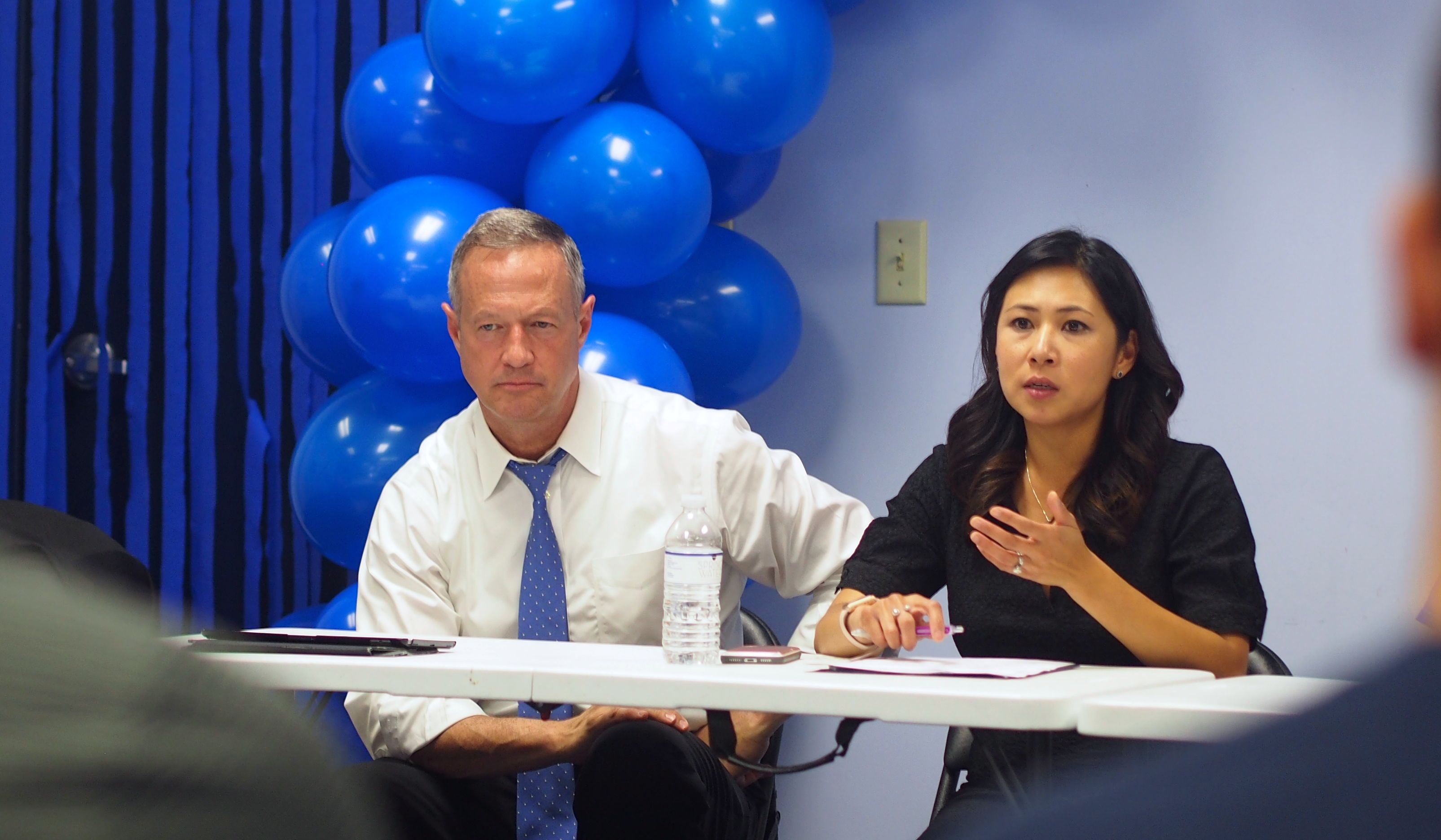 Martin O'Malley and Stephanie Murphy