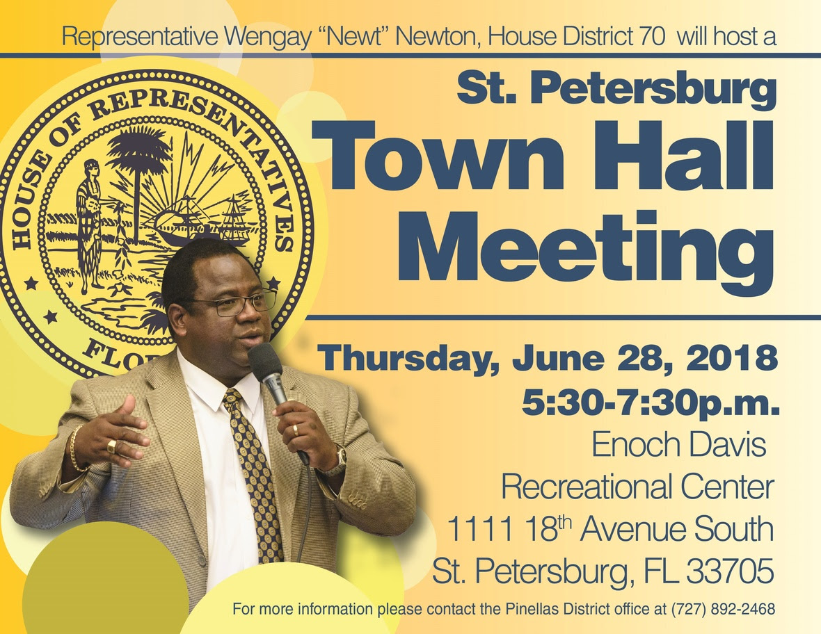 Wengay Newton - 6.28.2018 town hall