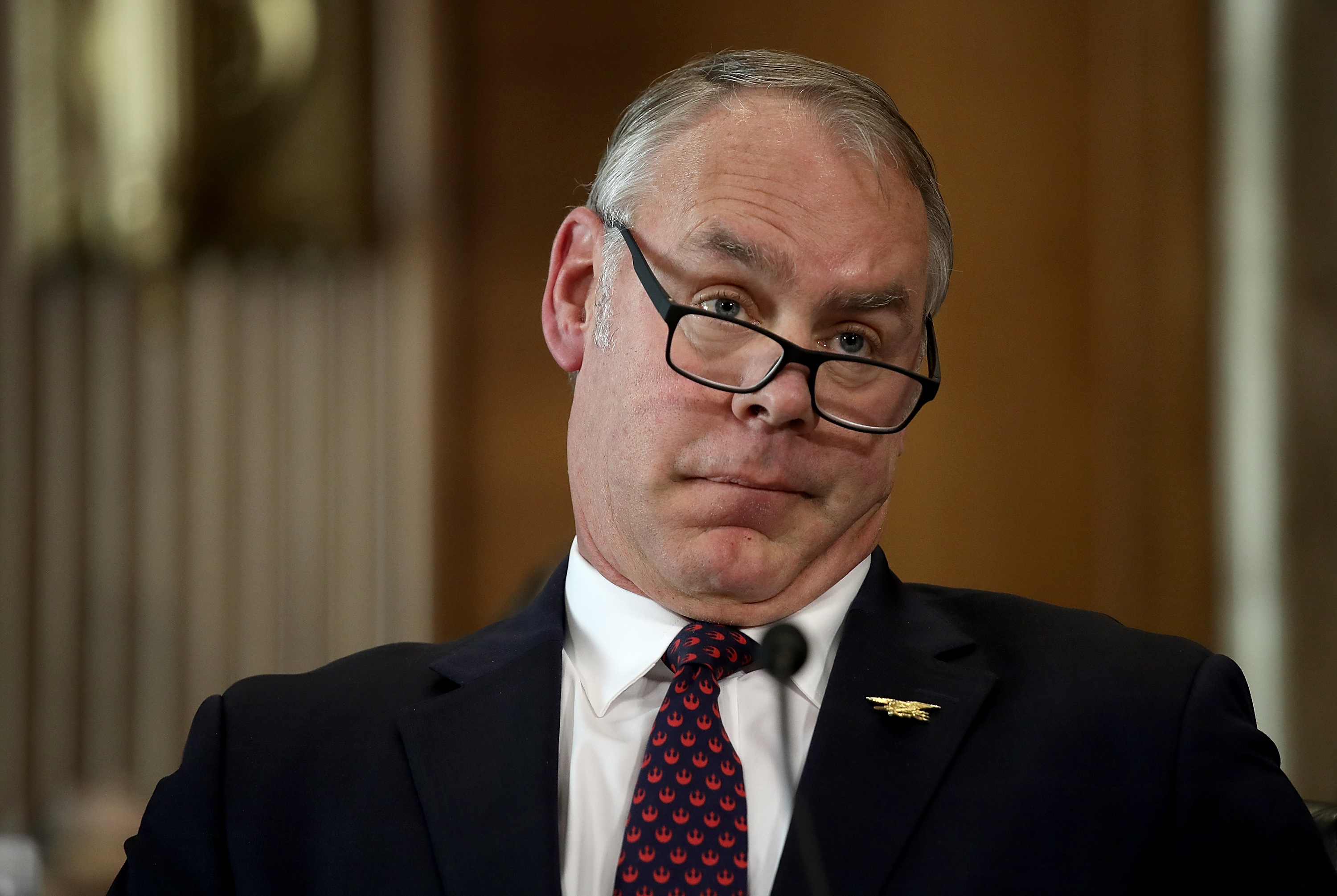 Interior Secretary Ryan Zinke Testifies To Senate Hearing On Department's Budget