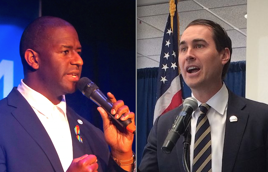 Andrew Gillum and Chris King