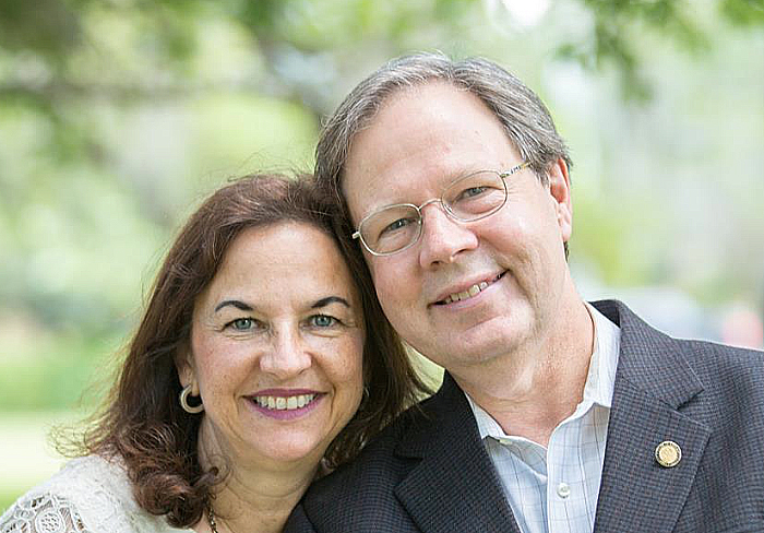 Scott Plakon and his wife Susie