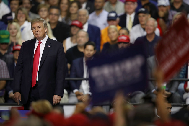 Donald Trump Holds "Make America Great Again" Rally In Tampa