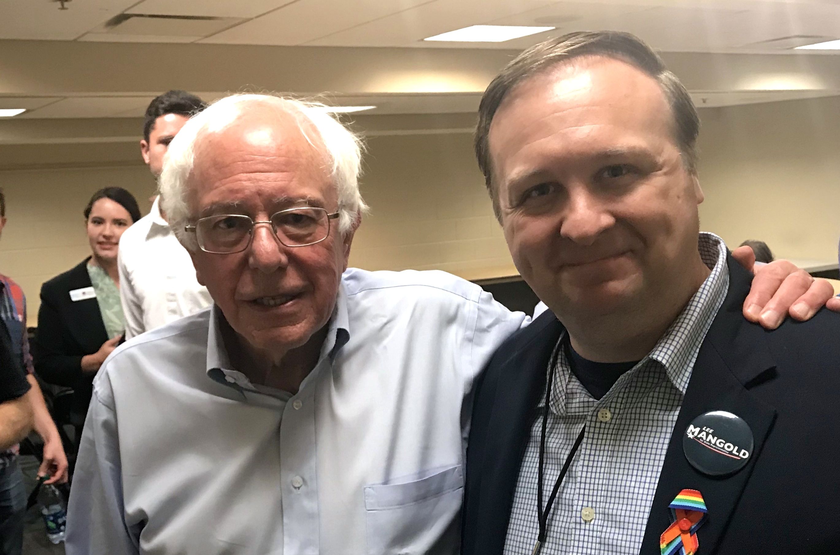 Bernie Sanders and Lee Mangold 2