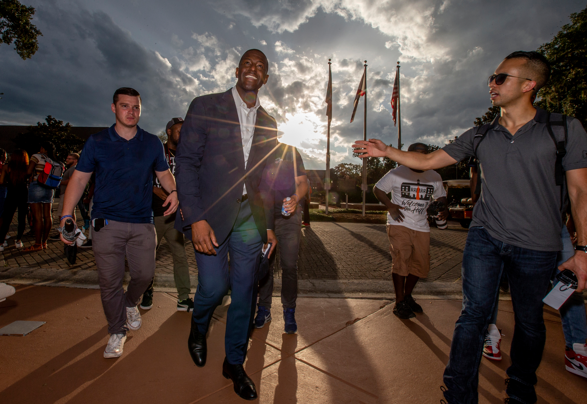 Tallahassee mayor Andrew Gillum campaigns for governor in Tallahassee