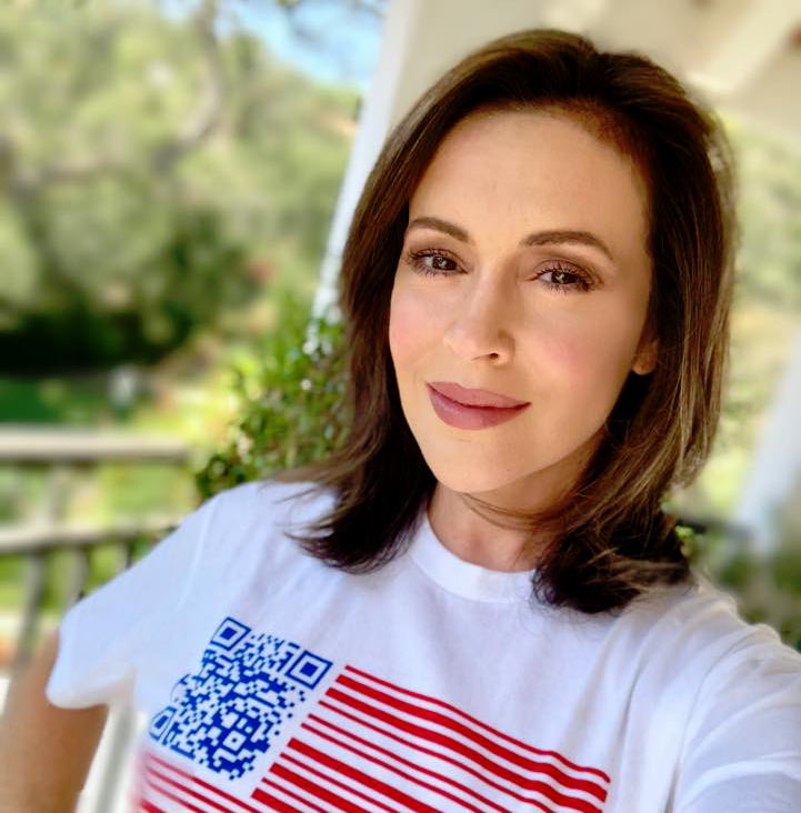 Alyssa Milano Campaigning For Andrew Gillum