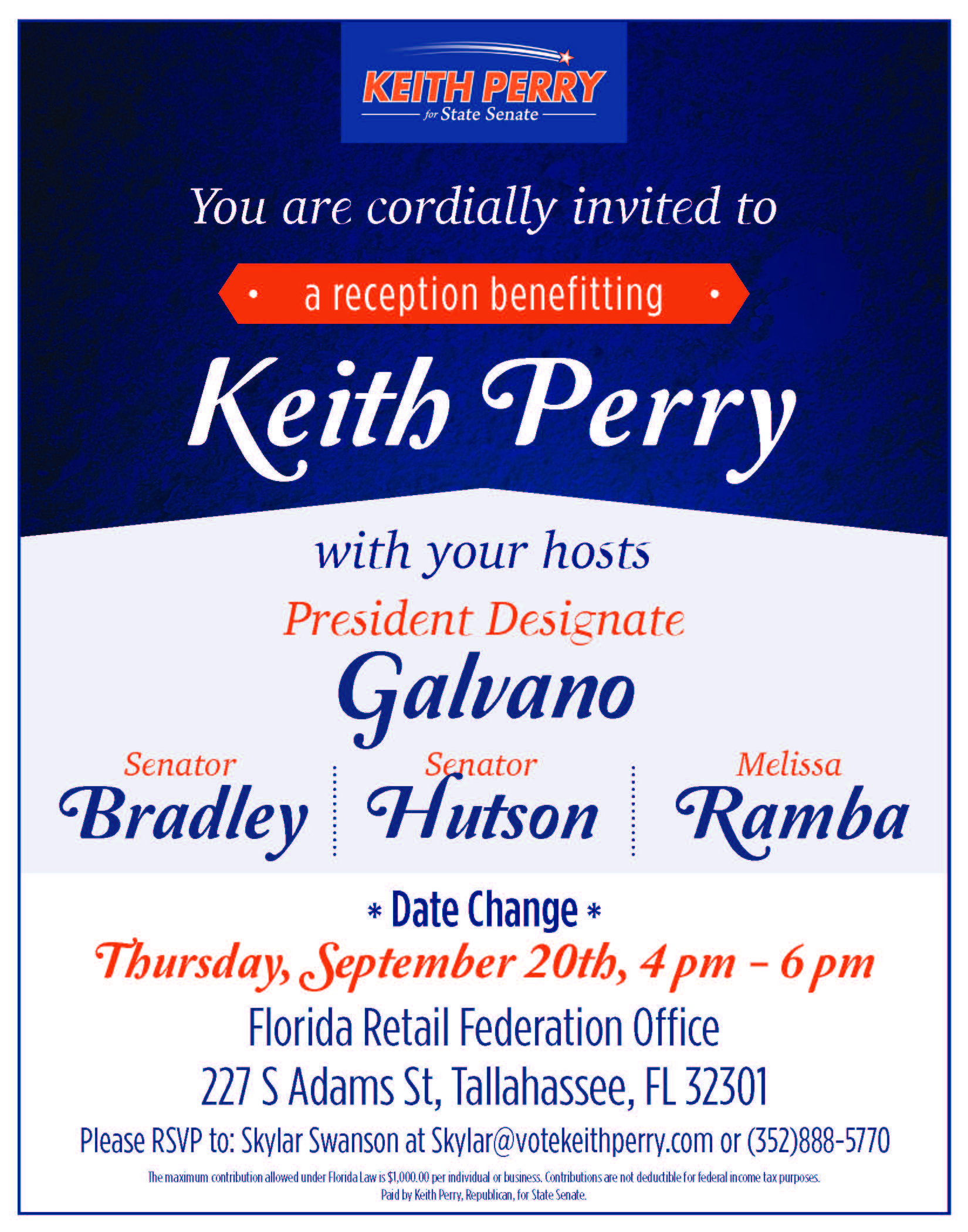 Keith Perry Fundraiser 9.20.2018