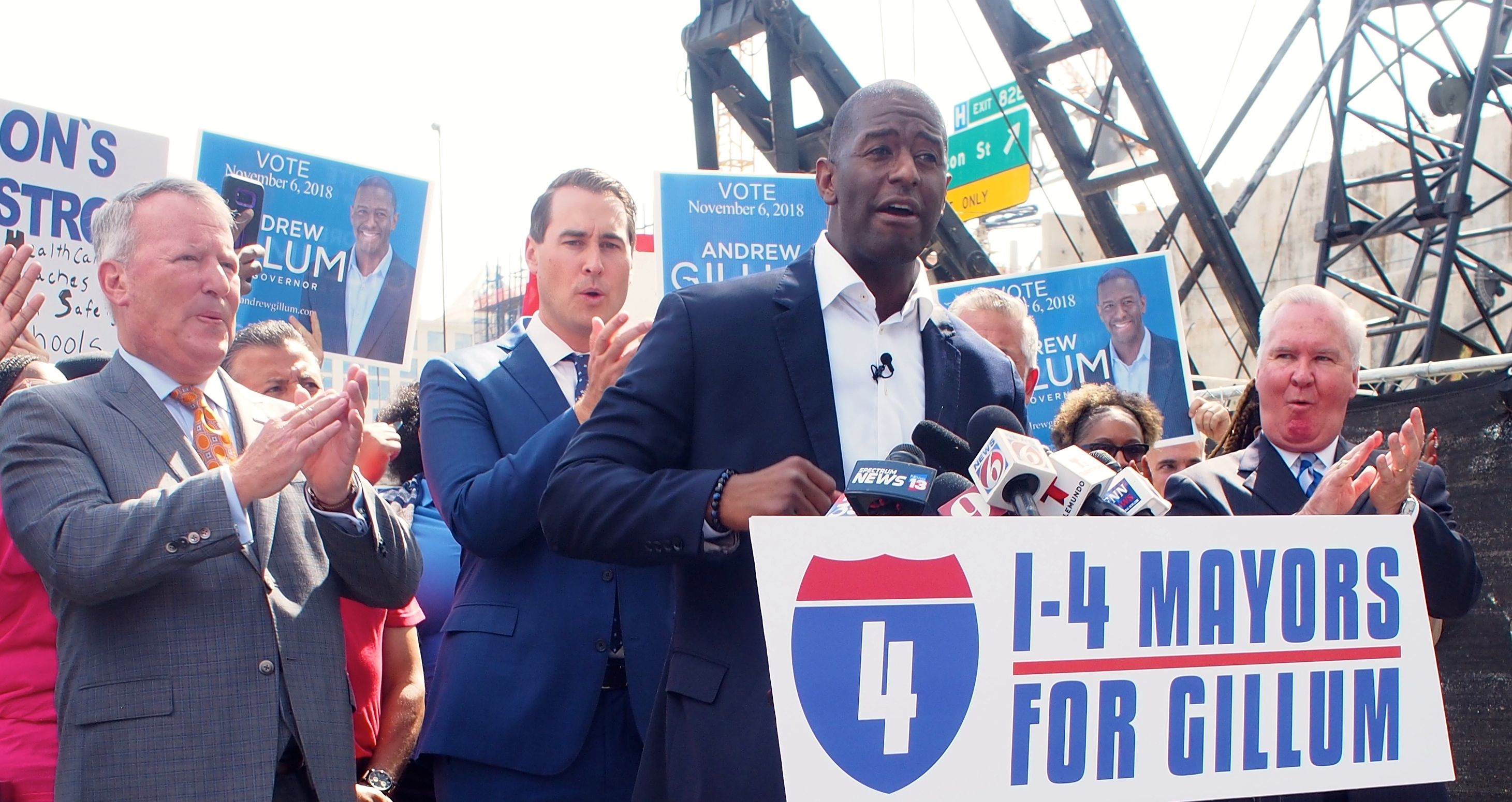 Buddy Dyer, Chris King, Andrwe Gillum, Rick Kriseman, Bob Buckhorn