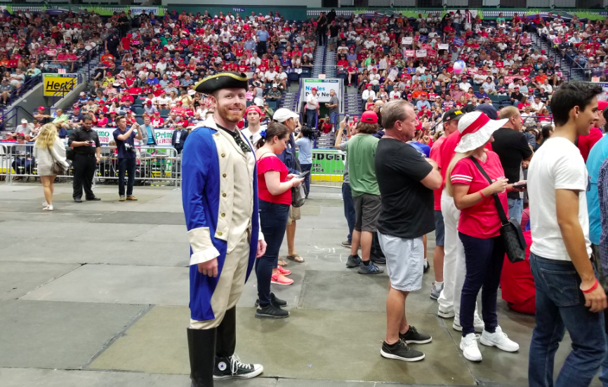 Trump rally on Halloween