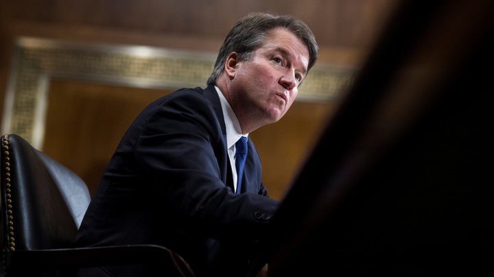 Judge Brett Kavanaugh testifies during the Senate Judiciary Committee hearing on his nomination be an associate justice of the Supreme Court of the United States, on Capitol Hill in Washington