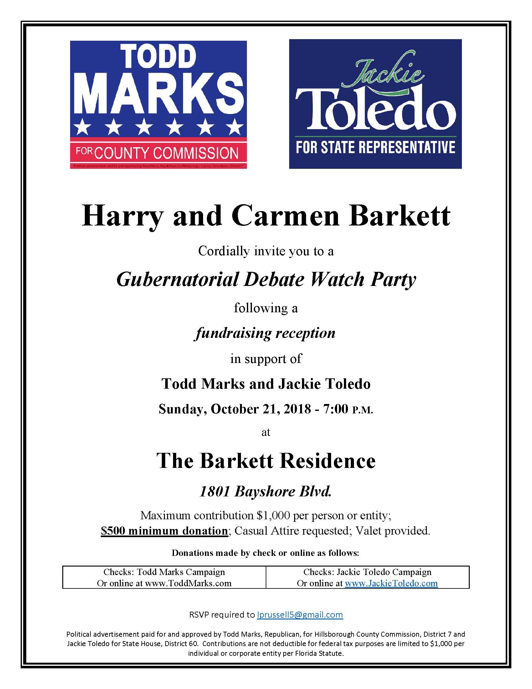 marks, todd - fundraiser