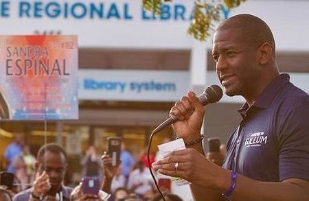 Andrew Gillum in Dade (IG photo)