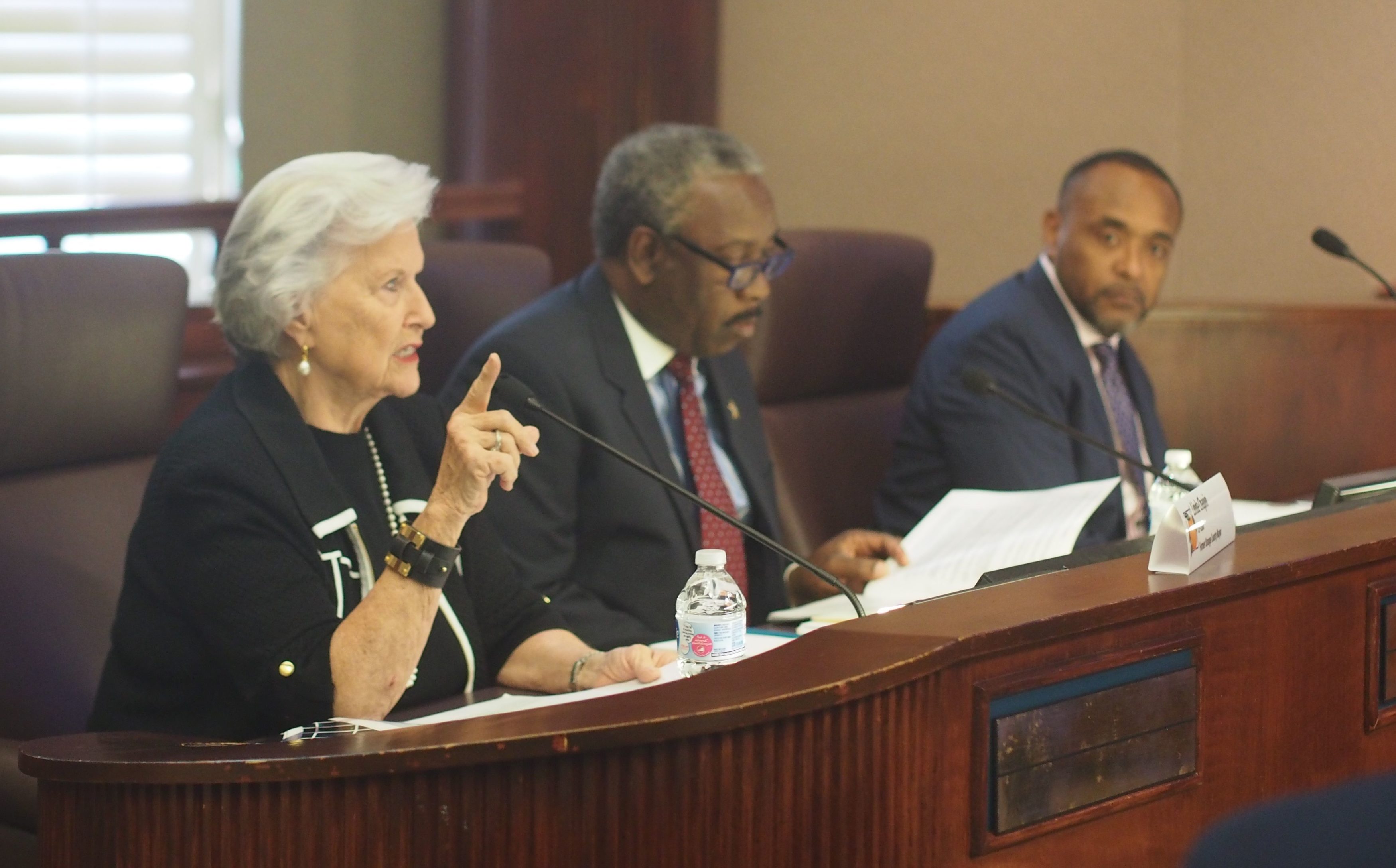 Linda Chapin, Jerry Demings and Harold Mills