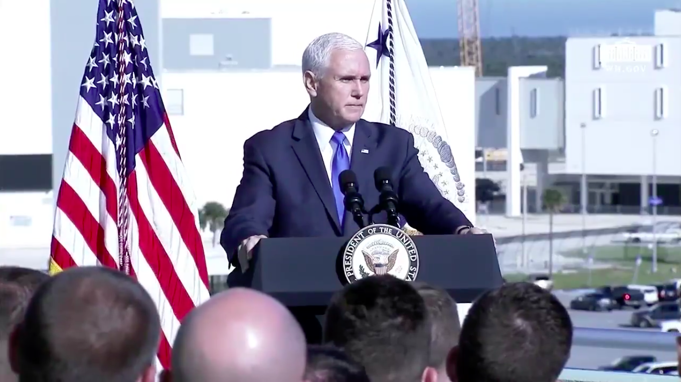 Pence at KSC