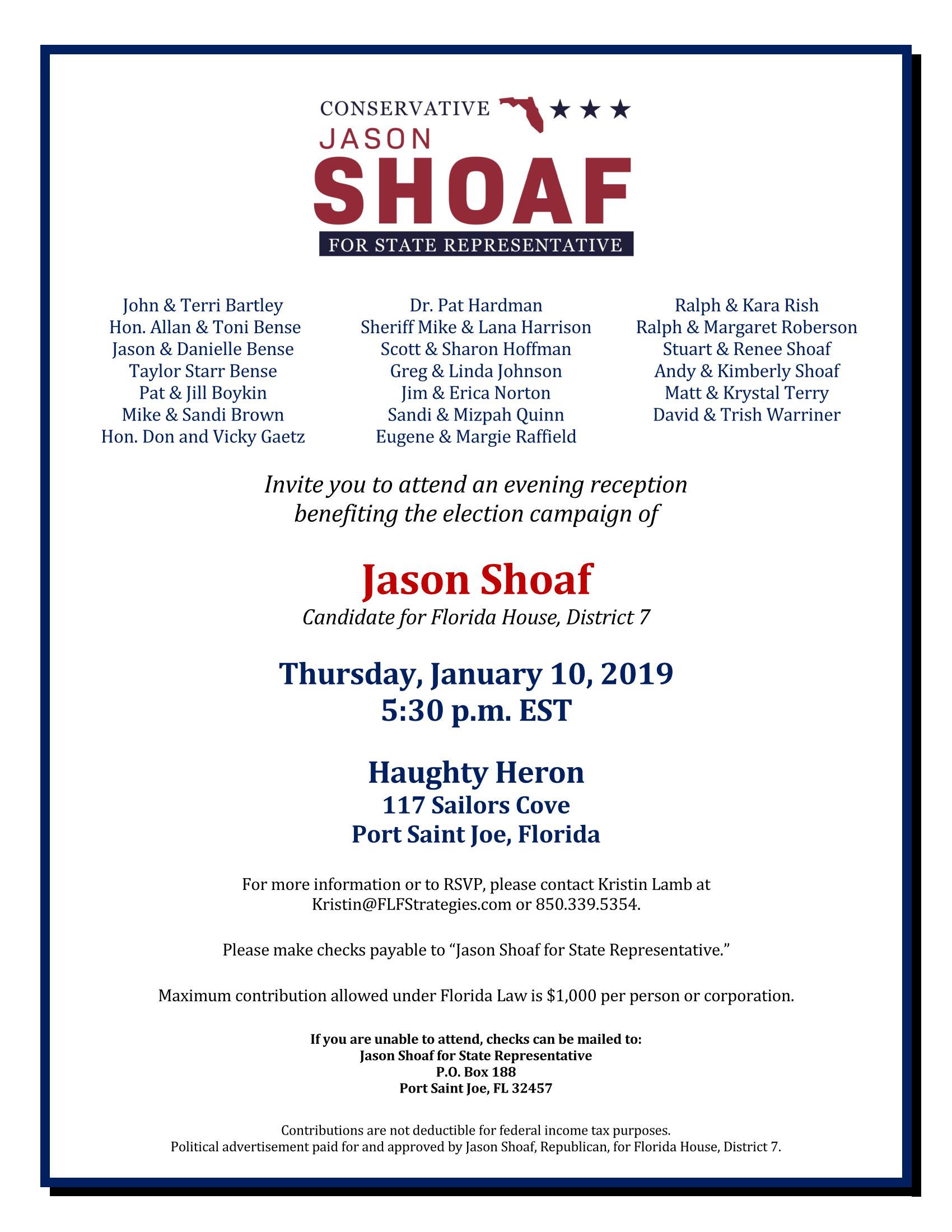 Jason Shoaf Fundraiser