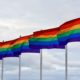 rainbow flags