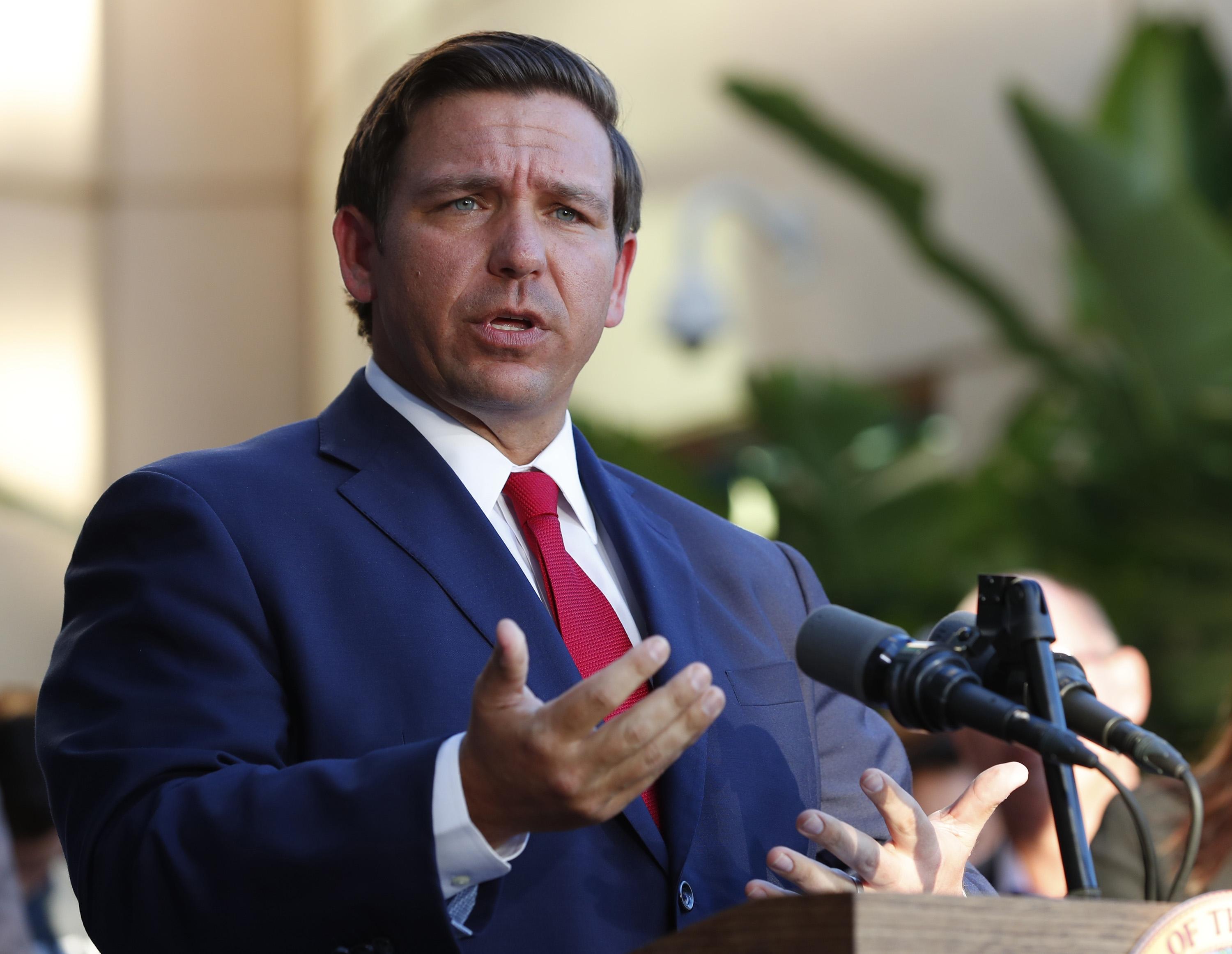 Ron DeSantis image via the Gainesville Sun