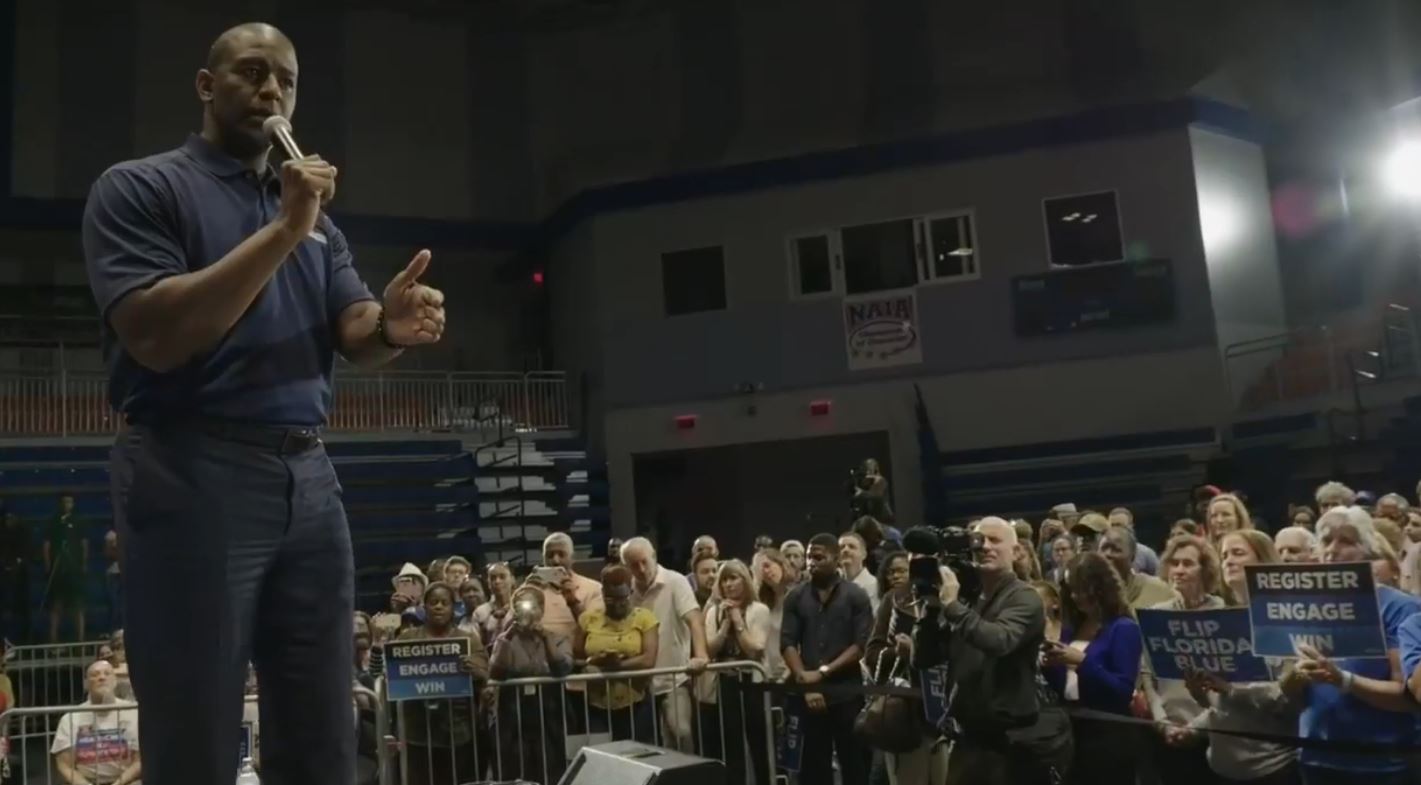 Andrew Gillum voter registration event