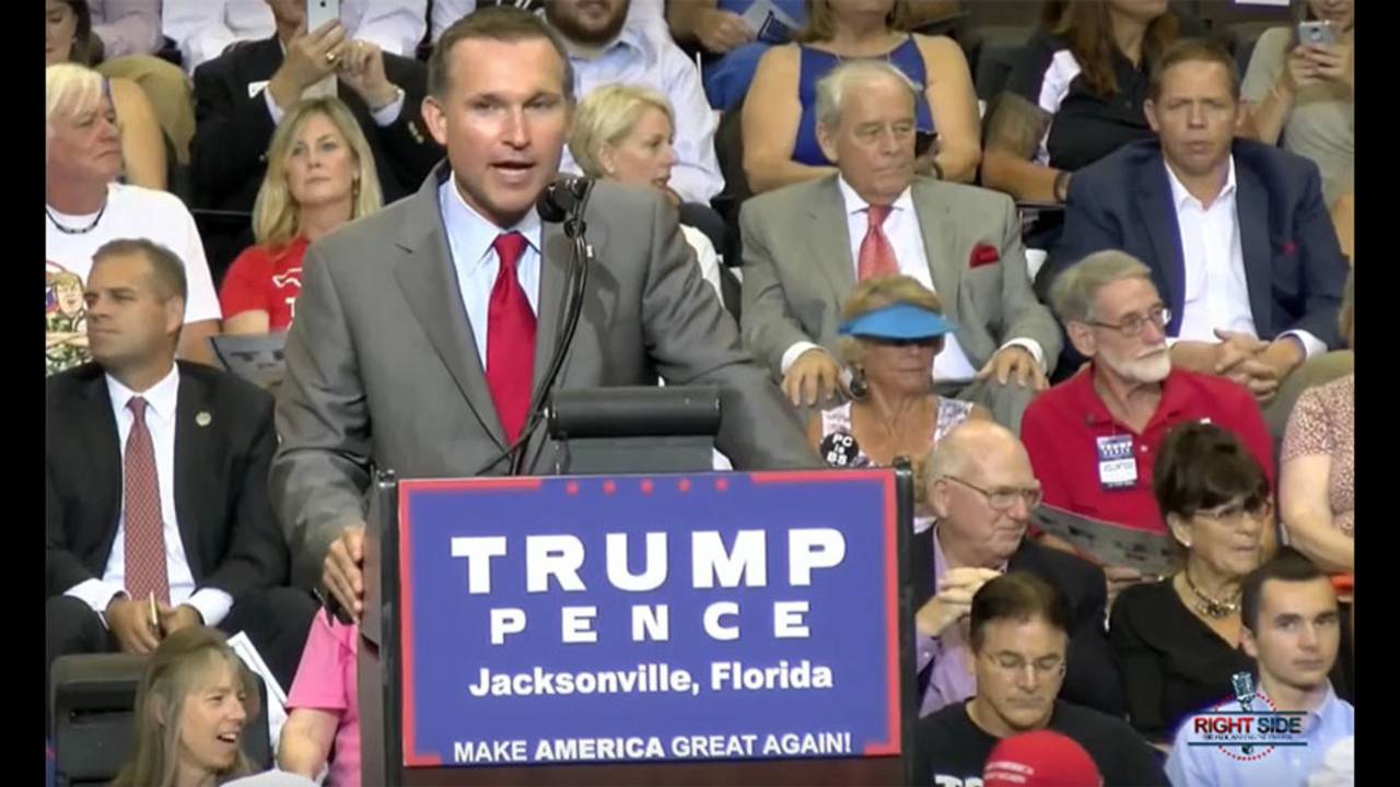 Lenny Curry trump rally