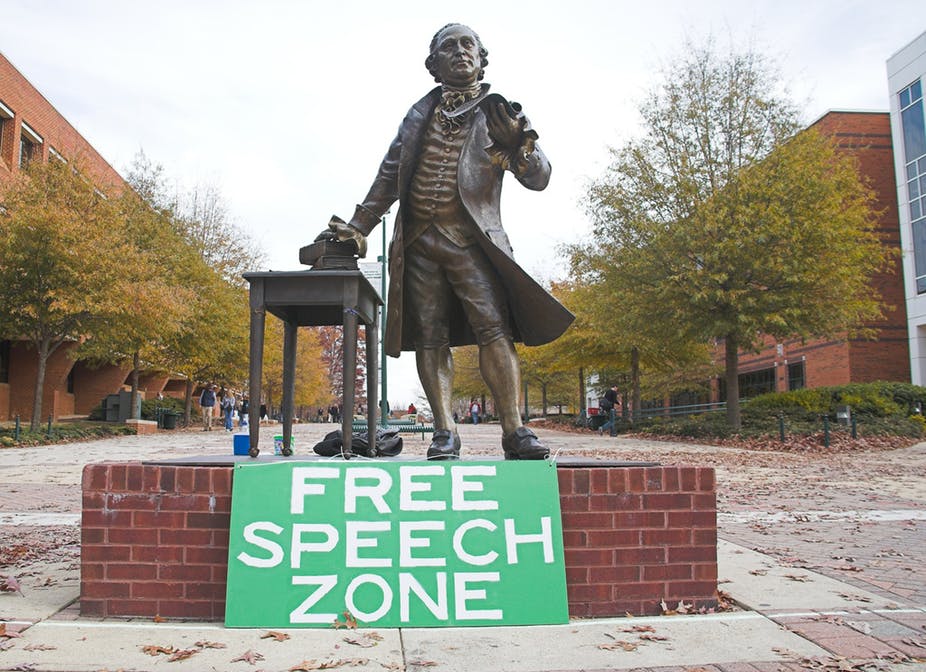 free speech zone