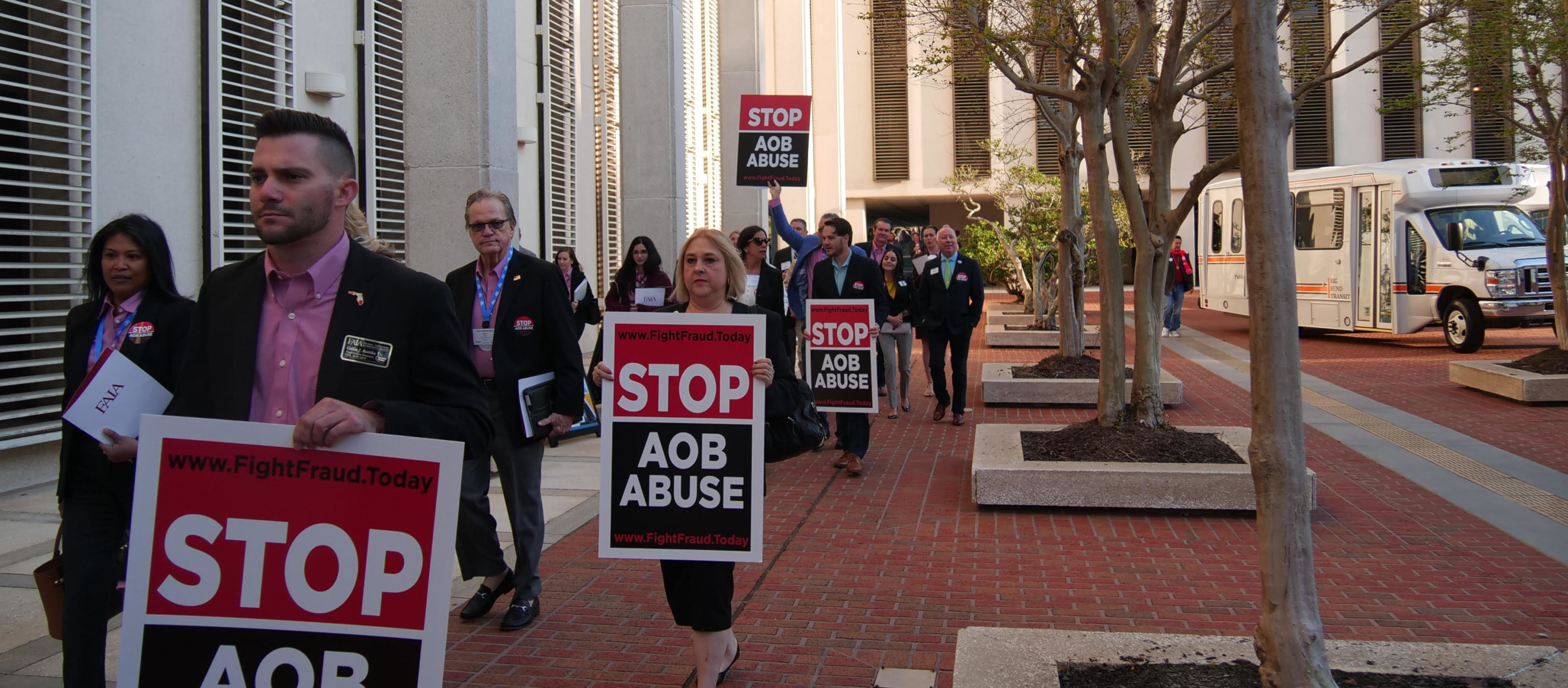 AOB Abuse March on Capitol