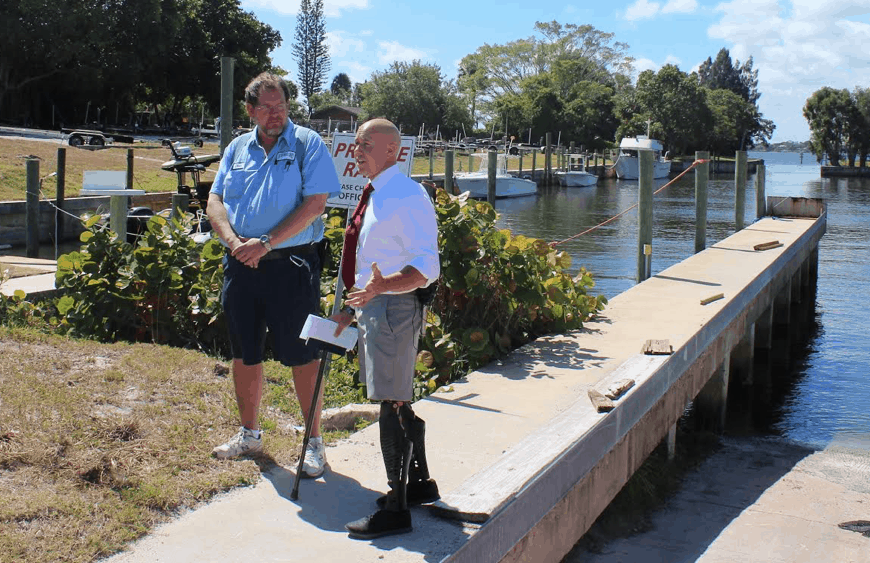 Brian Mast at Lake Okeechobee