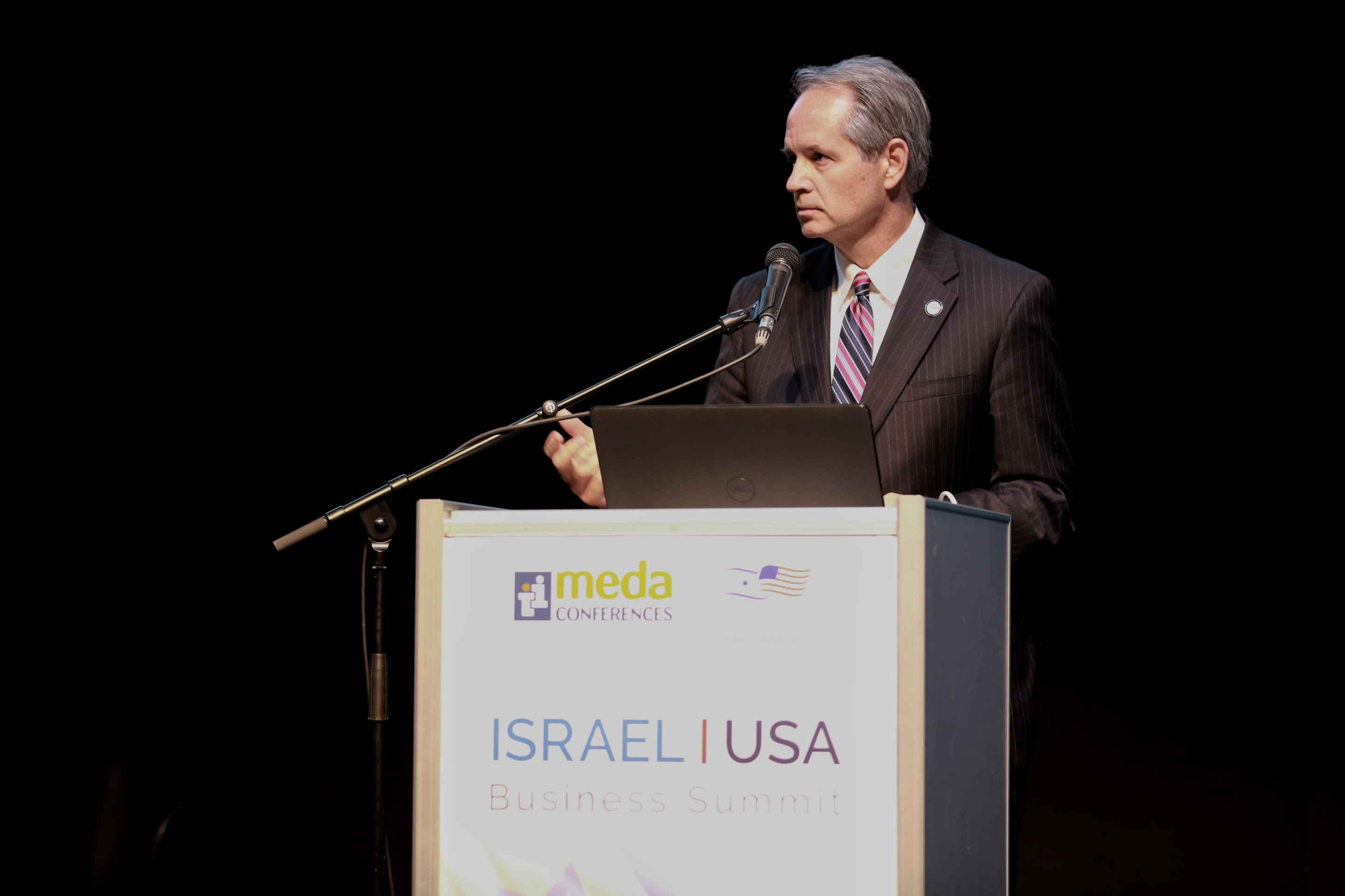 Mark Wilson of the Florida Chamber speaking in Israel