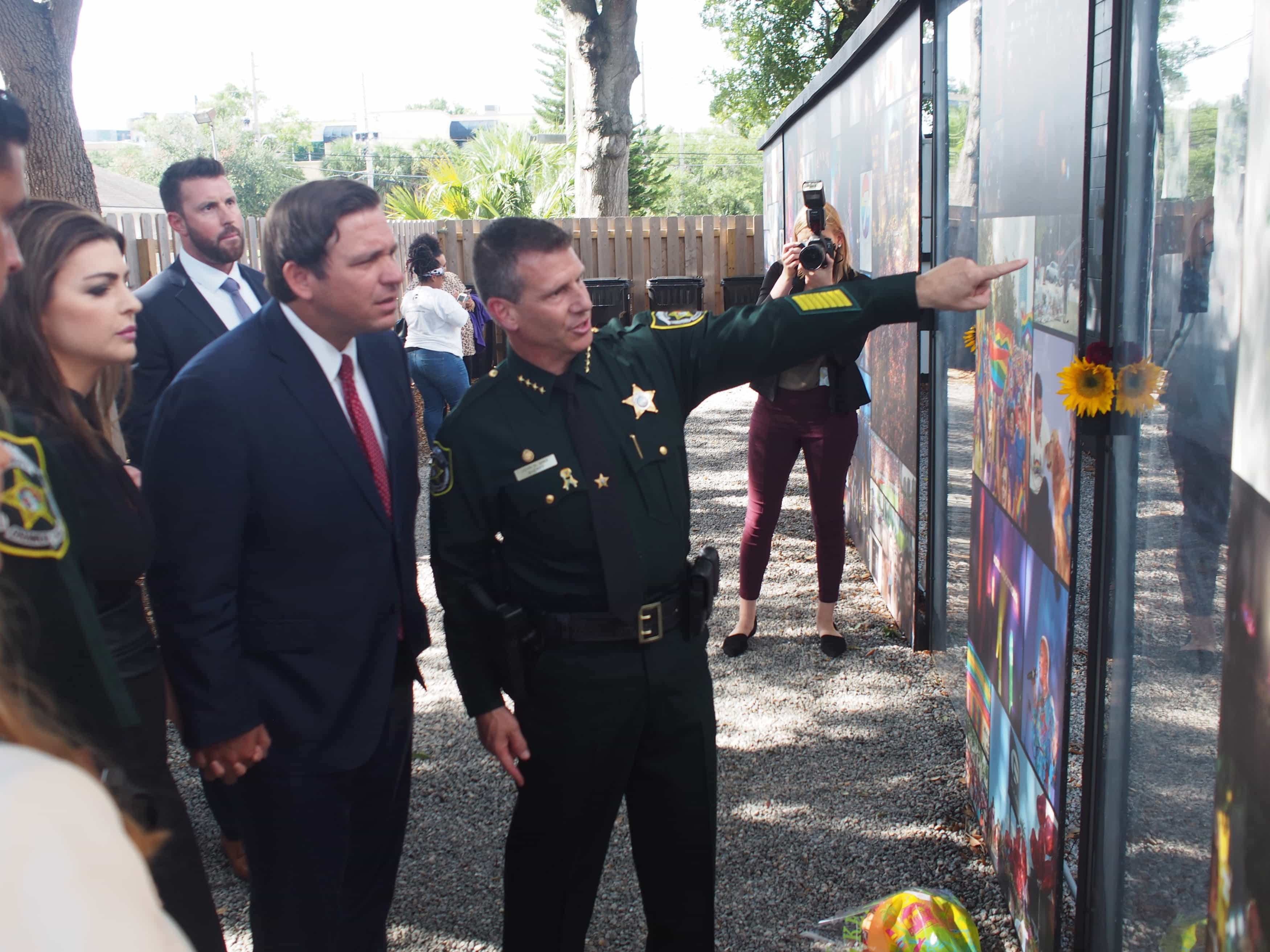 Casey DeSantis, Ron DeSantis and John Mina at Pulse