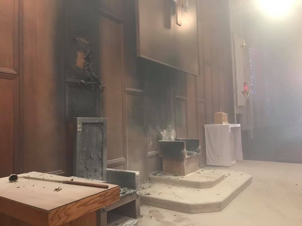 Fire at St. Thomas More