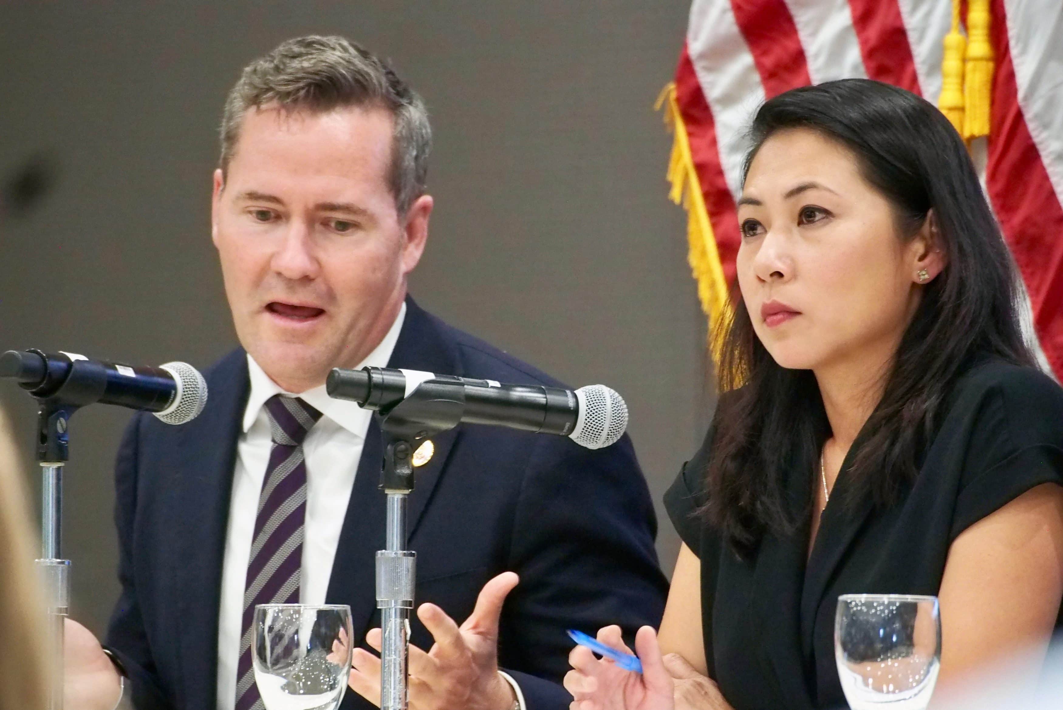 Michael Waltz and Stephanie Murphy